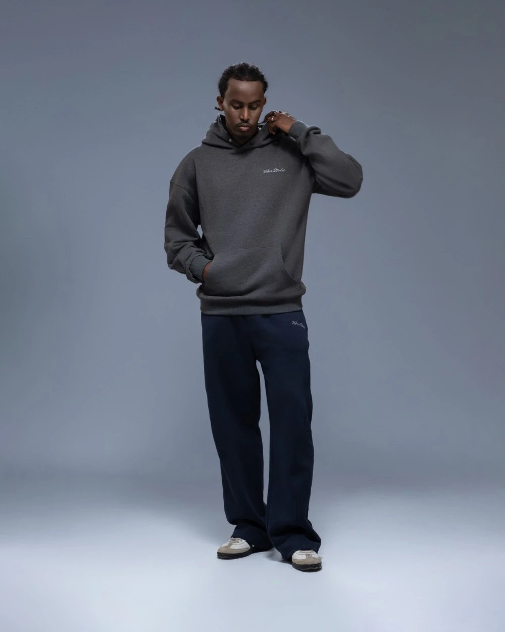 Vibes Signature Charcoal Hoodie