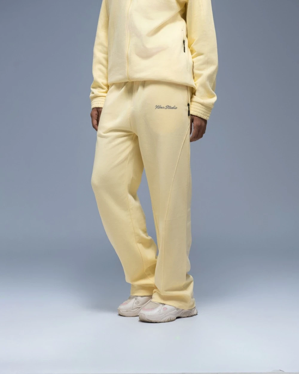 Vibes Baggy Pastel Yellow Sweatpant